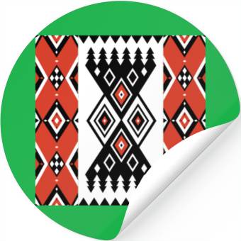 Discover Traditional Geometric Design SADO Stickers