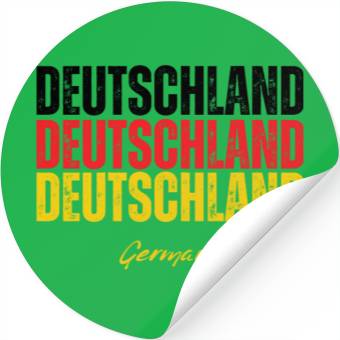 Discover Germany flag, German pride Stickers