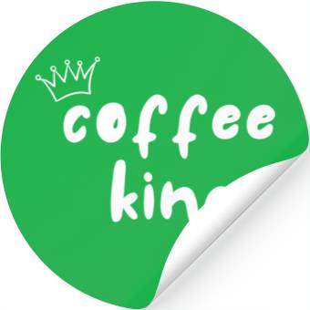 Discover Coffee King Stickers