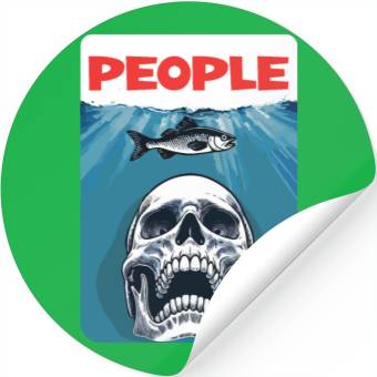Discover People - enemy - fish - skull Stickers