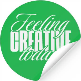 Discover Feeling creative today Stickers