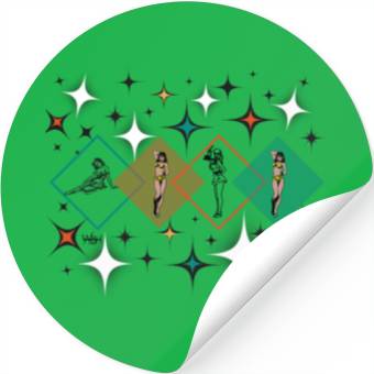 Discover Triangle pin Postal Service Stickers
