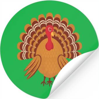 Discover thanksgiving turkey Stickers