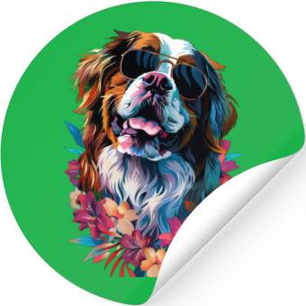 Discover Saint Bernard Stickers