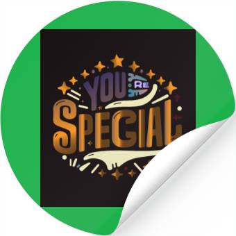 Discover classic motivational typography design Stickers