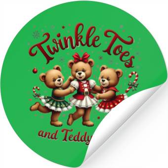 Discover Teddy Bear Ballet Stickers