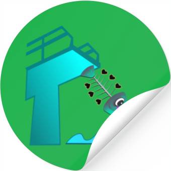 Discover HIGH DIVING FISH - SWIMMING Stickers