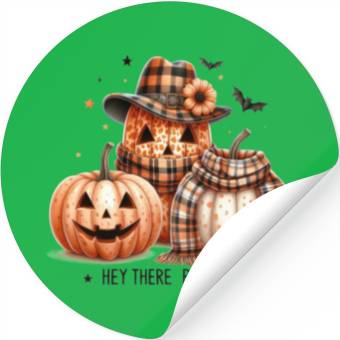 Discover Hey There Pumpkin Stickers