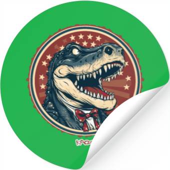 Discover Patriotic Alligator Stickers