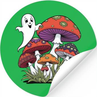 Discover Stickers mushrooms halloween