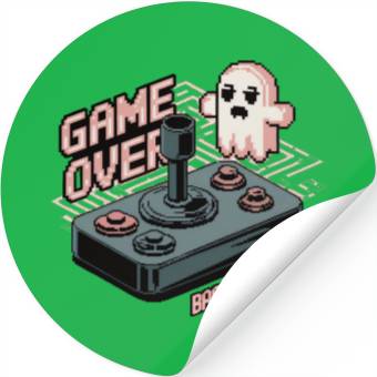 Discover Game over back to school Stickers
