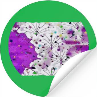 Discover Purple Stream Stickers