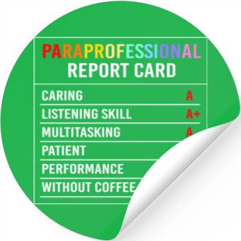 Discover Paraeducator Para Crew Paraprofessional Life Stickers