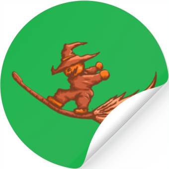 Discover Pumpkin fly Stickers