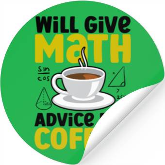 Discover Will Give Math Advice For Coffee Stickers