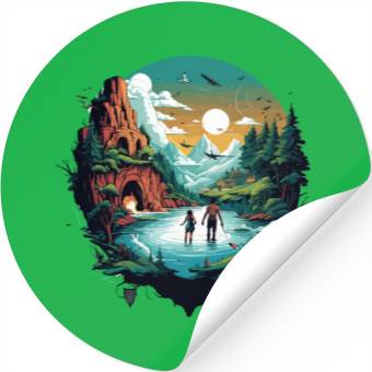 Discover action adventure Stickers