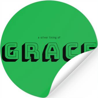 Discover A silver lining of grace Stickers