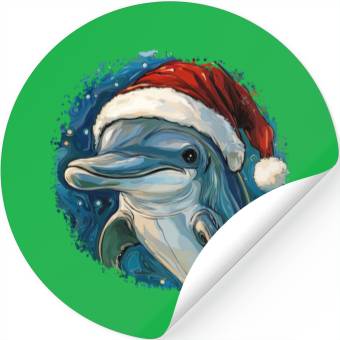 Discover Dolphins Christmas Stickers