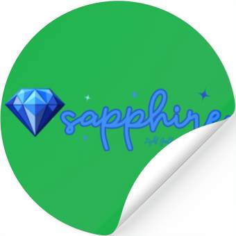 Discover Sapphire gemstone jewel Stickers