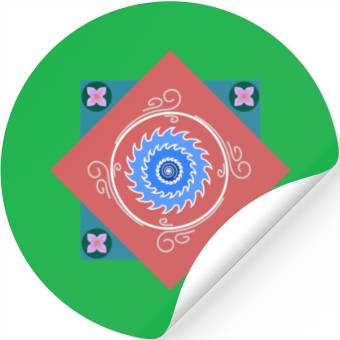 Discover Sea World Mandala Stickers
