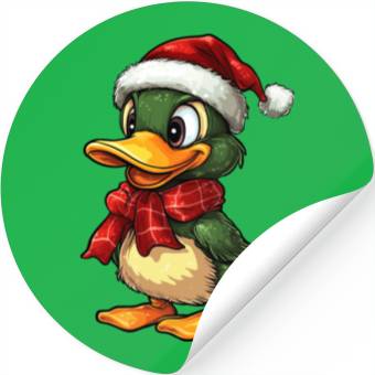 Discover Christmas duck Stickers