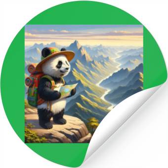 Discover Panda Adventure Stickers