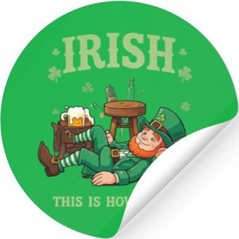 Discover Irish Drinking Stickers