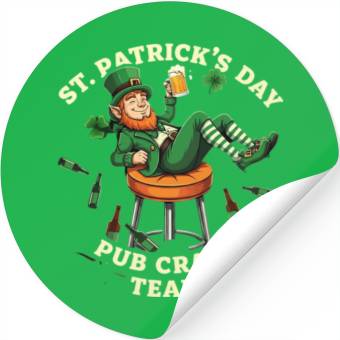 Discover Irish Drinking Stickers