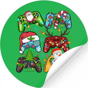 Discover Christmas gaming Stickers