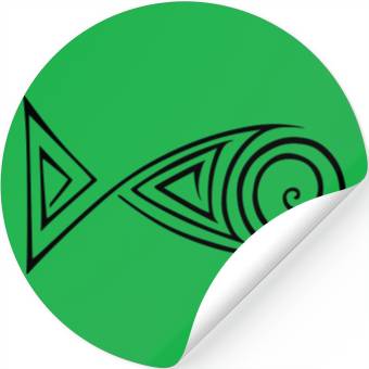 Discover Zentangle stylized fish Stickers