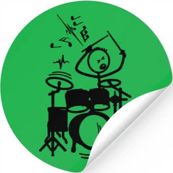 Discover Stickmen drummer Stickers