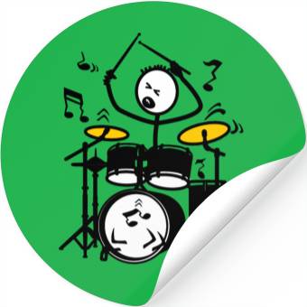 Discover Stickmen drummer Stickers