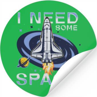 Discover I need some space Stickers