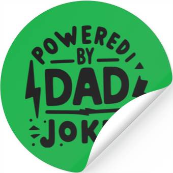 Discover Powered by Dad Jokes Stickers
