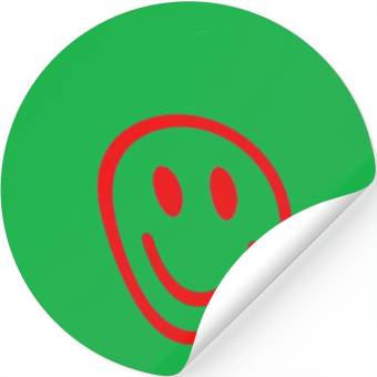 Discover smile face Stickers