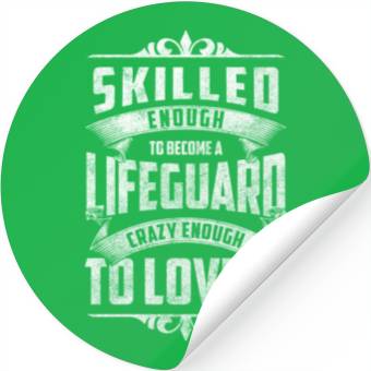 Discover Lifeguard Rescue Swimming Trunks Stickers