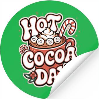 Discover Hot Cocoa Day Stickers