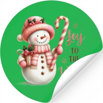 Discover Joy To The World Stickers