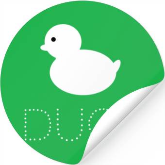 Discover Duck Stickers