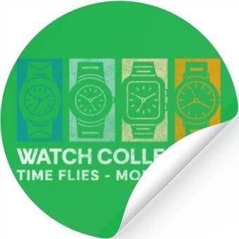 Discover Watch Collector Watchmaker Time Old School Stickers