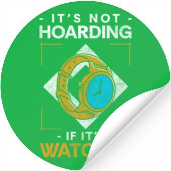 Discover Clock Luxury Watch Old School Stickers