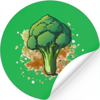 Discover Vegetarian Vegan Broccoli Stickers
