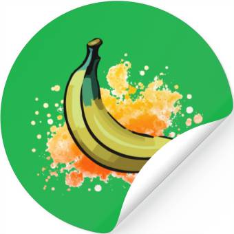 Discover Vegetarians Vegan Banana Stickers