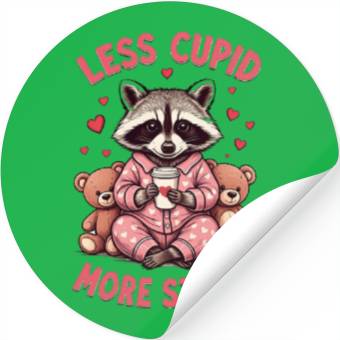 Discover Less cupid more stupid Stickers