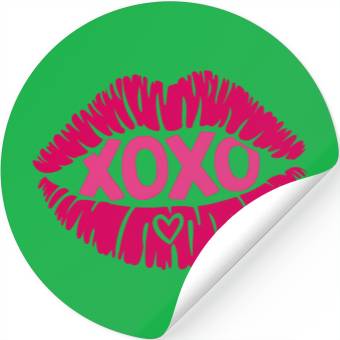 Discover XOXO Valentine Sublimation Stickers