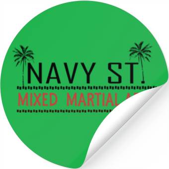 Discover navy st 3 Stickers