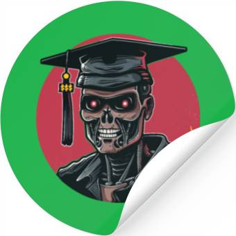 Discover Cyborg Graduate Stickers