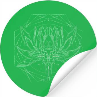 Discover Sound Lotus White Stickers