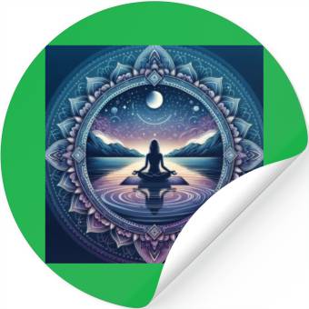 Discover Mandala yoga Stickers