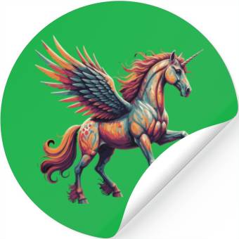 Discover Unicorn Graffiti Stickers